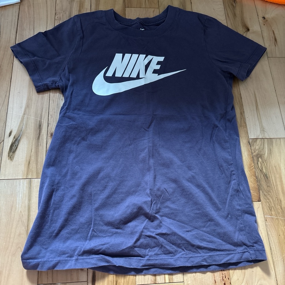 Nike Midnight Blue Tee with White Logo